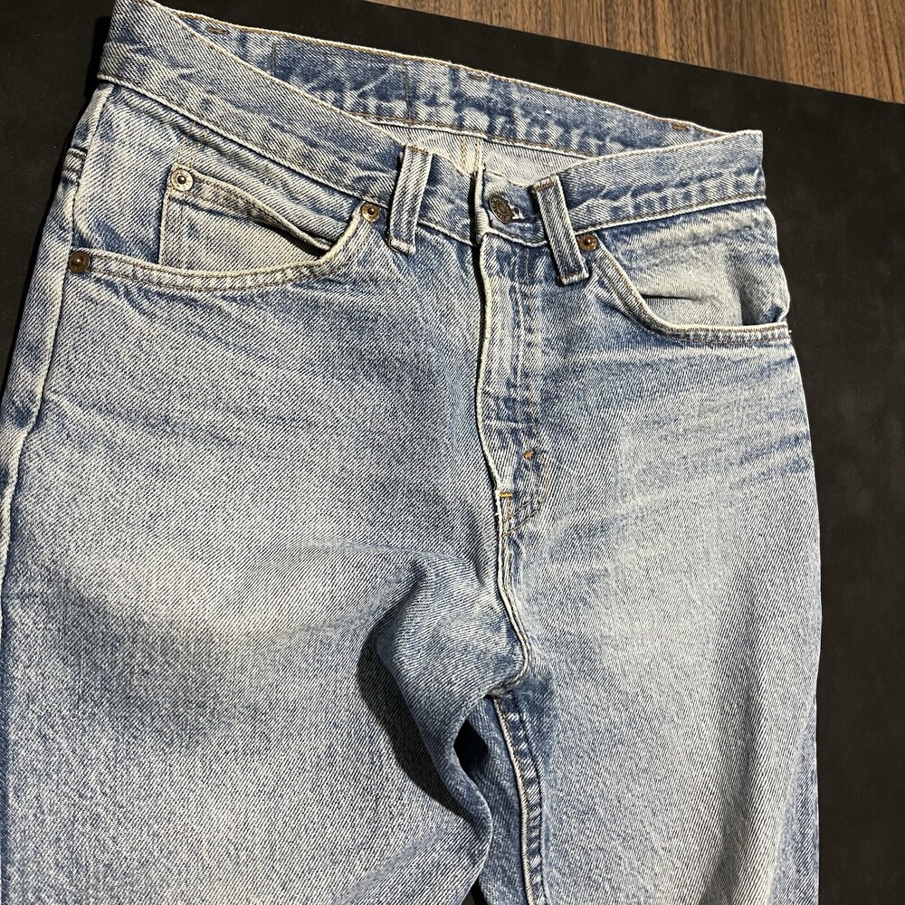 Vintage Levis 1970s Hippie Kurt Cobain Jeans 28x28 USA Woodstock Patchwork Levi - Picture 12 of 16
